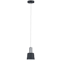 Paulmann Luci a sospesione NEORDIC HALDAR 1-Lampadina E14, Cromo opaco, Grigio scuro dimmerabile