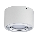 Paulmann LED Ceiling luminaire Argun white matt/brushed aluminum, 1 flame 1x 4,8W