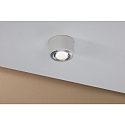 Paulmann LED Ceiling luminaire Argun white matt/brushed aluminum, 1 flame 1x 4,8W