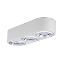 Paulmann Paulmann LED Ceiling luminaire Argun white matt/brushed aluminum, 3 flames 3x 4,8W
