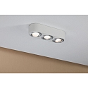 Paulmann Paulmann LED Ceiling luminaire Argun white matt/brushed aluminum, 3 flames 3x 4,8W