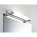 LED Spiegelleuchte ORGON, IP44, mit Steckdose, Chrom/Wei, 44cm, 7.5W 3000K 980lm