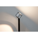 Paulmann floor lamp ALDAN LED with sensor, brushed aluminium, black dimmable