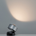 Paulmann table lamp ALDAN LED with sensor, brushed aluminium, black dimmable