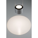 Paulmann pendant luminaire ALDAN LED up / down, 3 flames, brushed aluminium, black dimmable