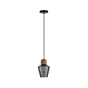 Paulmann Luminaire  suspension NEORDIC EDLA E27 IP20, lige, couleurs fume, noir  gradable