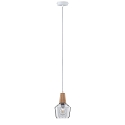 Paulmann pendant luminaire NEORDIC YLVIE E27, wood, clear dimmable