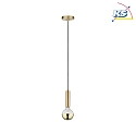 Paulmann Vintage Pendant luminaire NEORDIC KINE, E27 max. 20W, brass brushed