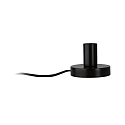 Lampada da tavolo NEORDIC HALDOR E27 IP20, Nero dimmerabile