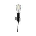Paulmann Wall luminaire NEORDIC AIK, 230V, E27 max. 20W, metal, black