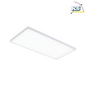 Paulmann LED Aufbau-Panel VELORA DIM, 59.5cm, 230V, 29W 3000K 2550lm, dimmbar, Weiß matt