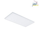 Paulmann LED Aufbau-Panel VELORA DIM, 59.5cm, 230V, 29W 3000K 2550lm, dimmbar, Weiß matt