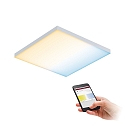 LED Panel VELORA ZigBee TW surfaced mounting, 29.5cm, 230V, 10.5W 2700-6500K 1100lm, dimmable, white matt