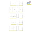 Paulmann Funtion MaxLED 500 Comfort Set Kitchen, 24V DC, 3x 60cm, 13W 2700K 245lm , mit Touch-Dimmer, Silber