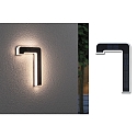 Numros de maison lumineux solaires avec batterie, indirect IP44