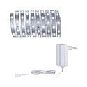 Paulmann LED Strip Basis-Set MaxLED 250 CW, IP20, 230 Vac / 24Vdc, 12W 6500K 900lm, 300cm, dimmbar, Silber