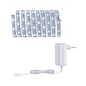 Paulmann LED Strip Basis-Set MaxLED 250 CW, IP44 Protecting Cover, 230Vac / 24Vdc, Silber, 300cm, 12W 6500K 720lm