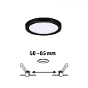 Panneau  LED AREO VARIFIT ON-OFF 118MM rond, rglable, commutable, 8W 1400lm 4000K CRI >80