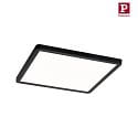 Paulmann LED Einbau-Panel AREO VariFit ZigBee TW, IP44/20, eckig, 23cm, 18W 3000-6500K (Tunable White) 1400lm, dimmbar, schwarz matt