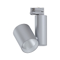 Paulmann Riflettori su rotaie PRORAIL3 ZEUZ LED regolabile IP20, Argento dimmerabile