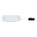 LED Recessed luminaire QUALITY PREMIUM PANEL LED, square, IP44, 1x18W, 4000K, 230V, 220x220mm, white