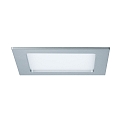 Paulmann LED Recessed luminaire QUALITY PREMIUM PANEL LED, square, IP44, 1x12W, 2700K, 230V, 165x165mm, chrome matt