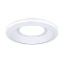 LED Einbauleuchte SORMUS, 100, Einzelspot, rund, 6,5W, 3000K, 560lm, IP65, wei matt