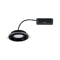Paulmann recessed luminaire SORMUS round, set of 1 IP65, black matt  6,5W 560lm 3000K 100 100 CRI >80
