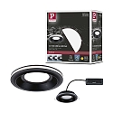 Paulmann recessed luminaire SORMUS round, set of 1 IP65, black matt  6,5W 560lm 3000K 100 100 CRI >80