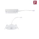Paulmann Spot AUMUS rond, lot de 1 IP20, blanc mat gradable