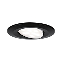 Paulmann Lumire encastre CALLA LED pivotant LED IP65, noir mat 6W 500lm 4000K CRI 80-89