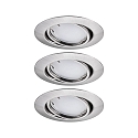 Paulmann Lumire encastre BASE COIN LED pivotant, lot de 3, contrlable par ZigBee LED IP20