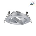 Paulmann Lumière encastrée CHOOSE pivotant, lot de 3 IP23, aluminium gradable