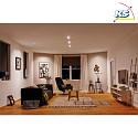 Paulmann Lumière encastrée CHOOSE pivotant, lot de 3 IP23, aluminium gradable