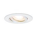 1er-Set Outdoor Einbau-Downlight NOVA, IP65, rund, inkl. GU10 LED 7W 2700K 460lm 36, schwenkbar, wei