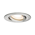 1er-Set Outdoor Einbau-Downlight NOVA, IP65, rund, inkl. GU10 LED 7W 2700K 460lm 36, schwenkbar, Eisen