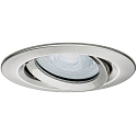 Paulmann 1er-Set Outdoor Einbau-Downlight NOVA, IP65, rund, inkl. GU10 LED 7W 2700K 460lm 36, schwenkbar, Eisen