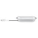 Paulmann LED Einbauleuchte WHIRL, oval, 8W 3000K 660lm, dimmbar, Alu Satin