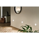 Lampada da incasso a parete WALL standard, rotondo, Bianco