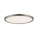 LED Einbau-Panell AREO DIM, IP44/20, rund,  18cm / DA  15.5cm, 13W 3000K 770lm, dimmbar (stufenlos R+C), nickel matt