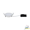Paulmann LED Einbau-Panell AREO ON-OFF, IP23, rund, Ø 8cm / DA Ø 7.5cm, 5W 3000K 310lm, schaltbar, weiß matt