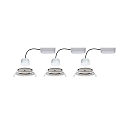 Paulmann recessed luminaire NOVA PLUS COIN WW LED round, swivelling, set of 3, ZigBee controllable IP23