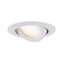 Paulmann 3er-Set LED Einbauspot, 230V, je 6W 3000K 450lm, 3-stufig dimmbar, schwenkbar, Wei matt