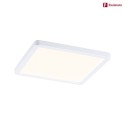 Paulmann LED Einbau-Panel AREO VariFit DTW, IP44/20, eckig, 17.5cm, 15W 4000/3000/2000K 1200lm, Dim-to-Warm (3-stufig), weiß matt