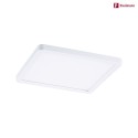 Paulmann LED Einbau-Panel AREO VariFit DTW, IP44/20, eckig, 17.5cm, 15W 4000/3000/2000K 1200lm, Dim-to-Warm (3-stufig), weiß matt