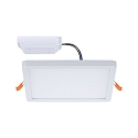 Paulmann LED Einbau-Panel AREO VariFit ZigBee TW, IP44/20, eckig, 17.5cm, 15W 3000-6500K (Tunable White) 1200lm, dimmbar, wei matt