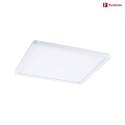 Paulmann LED Einbau-Panel AREO VariFit ZigBee TW, IP44/20, eckig, 23cm, 18W 3000-6500K (Tunable White) 1400lm, dimmbar, weiß matt