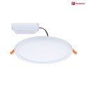Paulmann LED Einbau-Panel AREO VariFit 3-STEP-DIM, IP44/20, rund, Ø 17.5cm, dimmbar mit Lichtschalter, 15W 3000K 1200lm, weiß matt