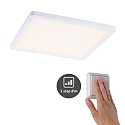 LED Einbau-Panel AREO VariFit 3-STEP-DIM, IP44/20, eckig, 23cm, dimmbar mit Lichtschalter, 18W 3000K 1400lm, wei matt