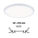 Paulmann Pannello LED AREO VARIFIT 3-STEP-DIM 230MM rotondo, dimmerabile, regolabile, dimmerabile 18W 1400lm 4000K CRI > 80